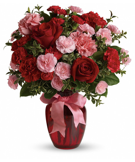 Dance with Me Bouquet with Red Roses