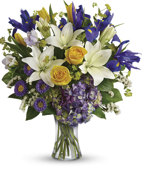 Floral Spring Iris Bouquet