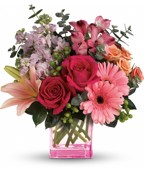 Painterly Pink Bouquet