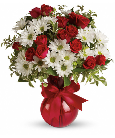 Red, White And You Bouquet